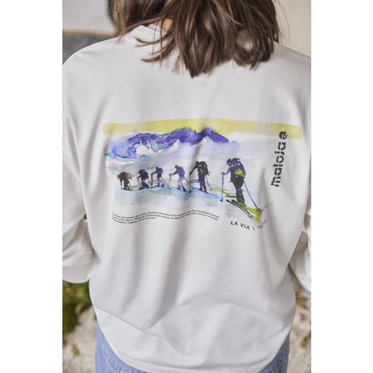 Maloja Damen AquavistaM. Longsleeve Shaded White Touring