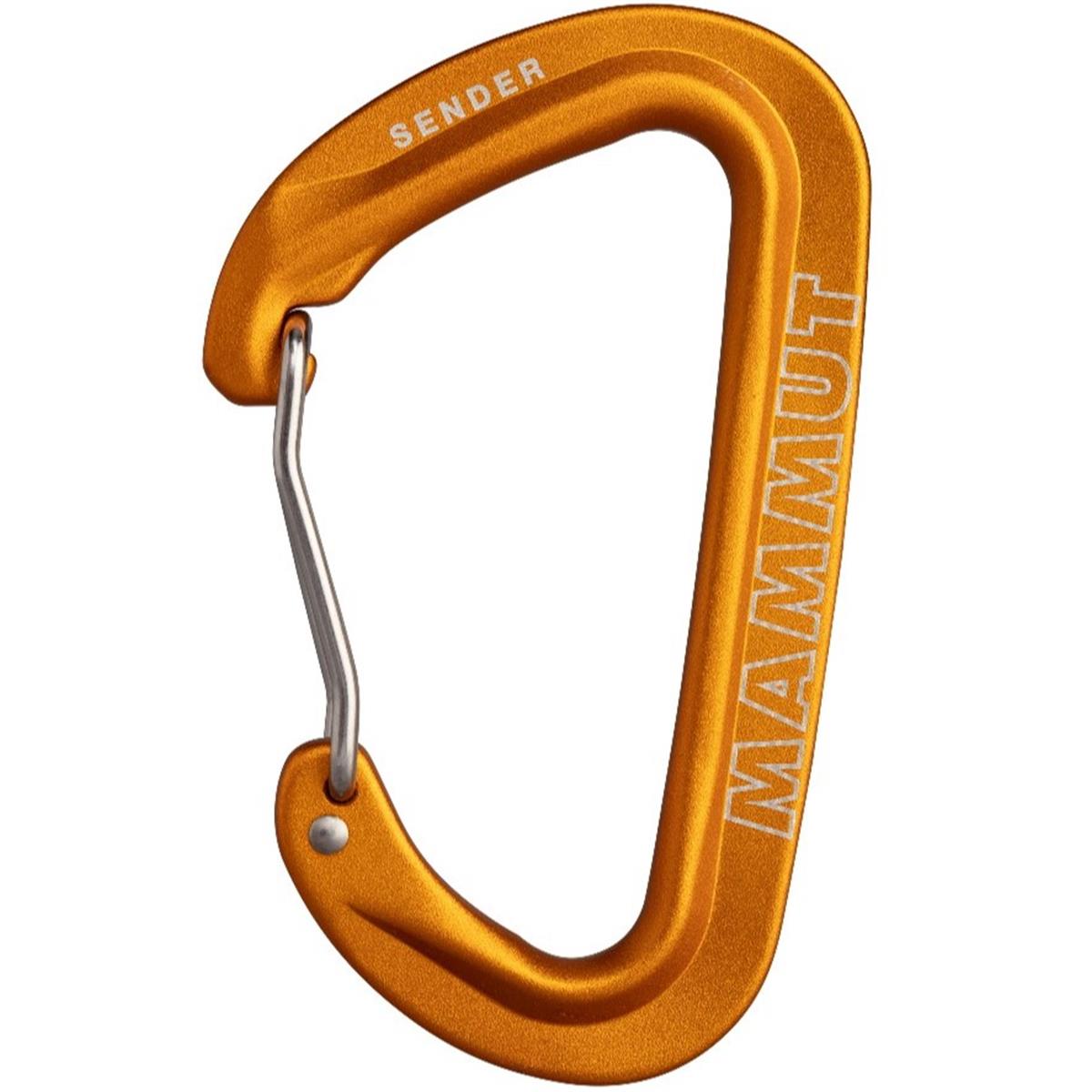 Mammut Sender Wire Carabiner Gate gold