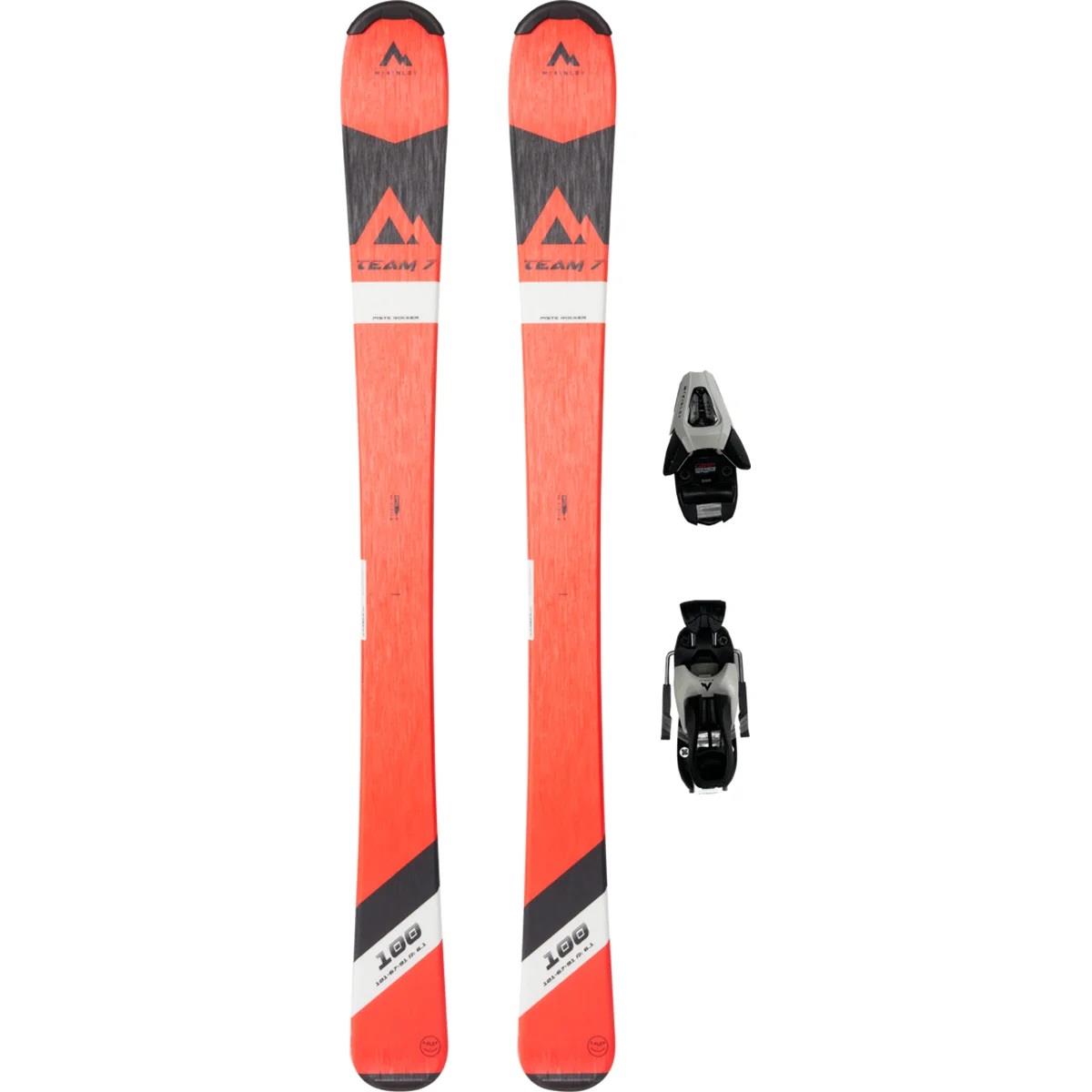 McKinley Kinder Ski Set Team 7 red 2025 2026 inklusive Bindung (geschraubt)