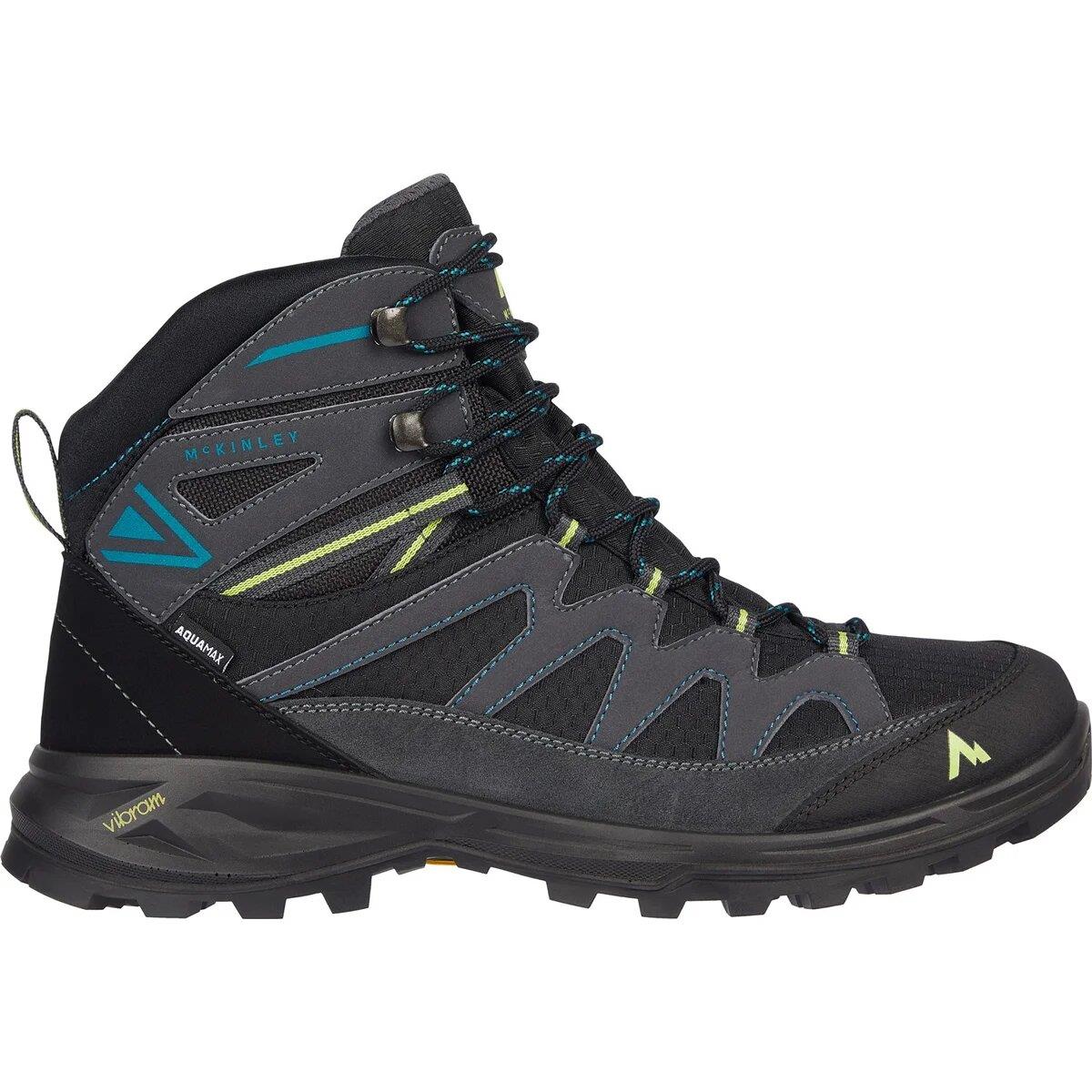 Mc Kinley Herren Wanderstiefel Vulcanus Mid AQX Anthracite/ Blue Petrol