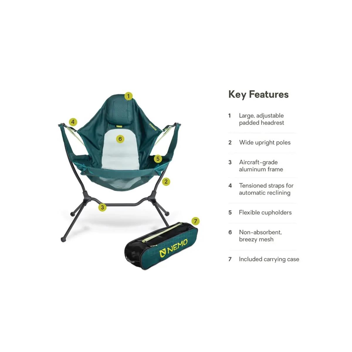 Nemo Stargaze Reclining Camp Chair