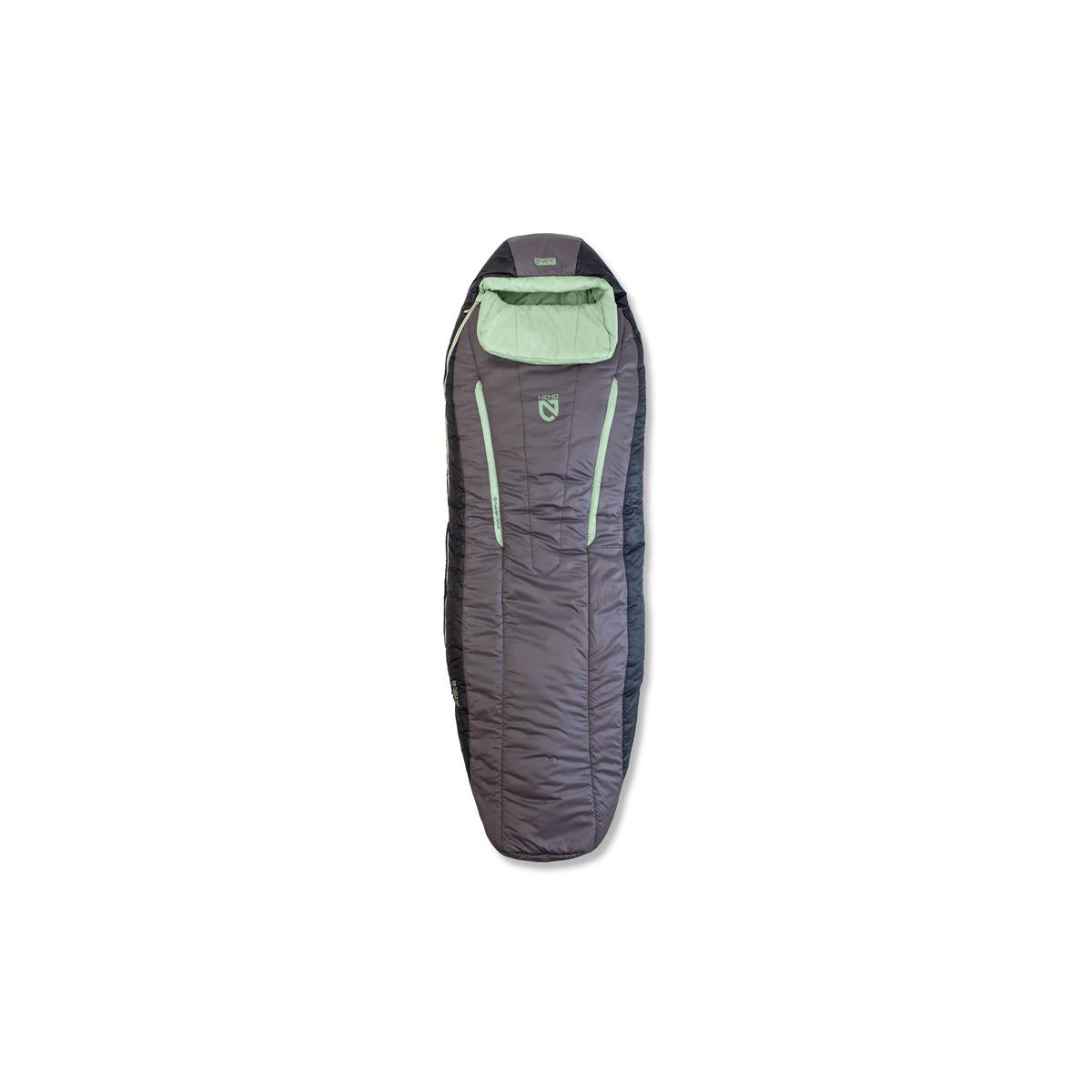 Nemo Forte™ Women's Endless Promise™ Synthetic Sleeping Bag plum gray/celadon green