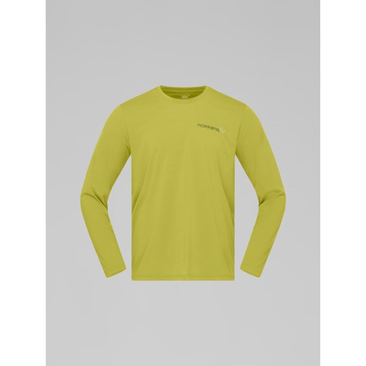 Norrona M Femund Tech Long Sleeve golden lime Herren