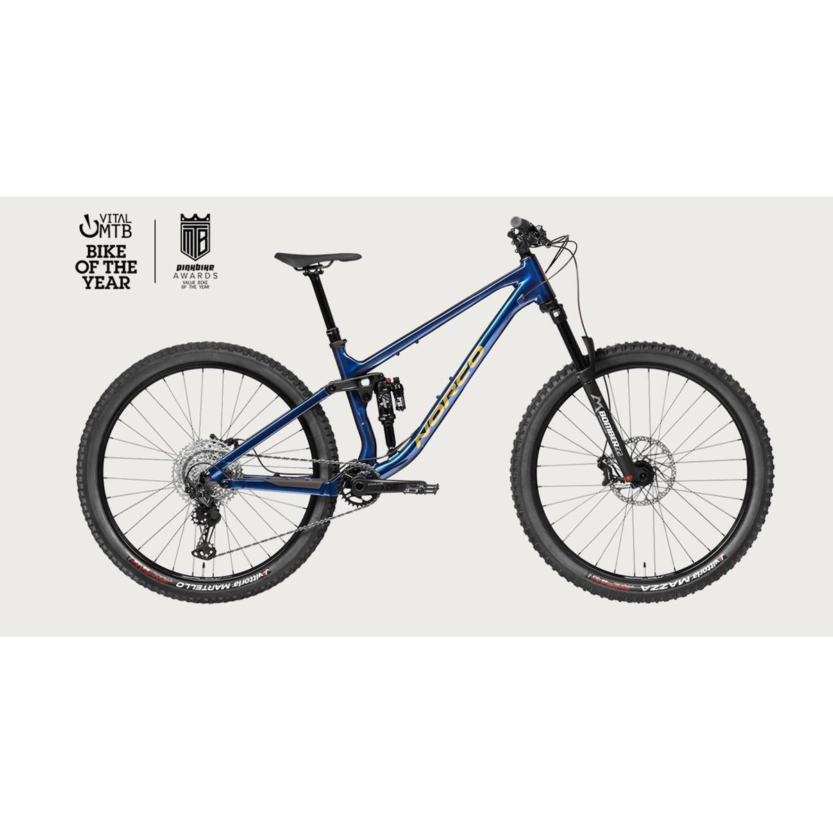 NORCO Fluid FS A2 - blue/copper