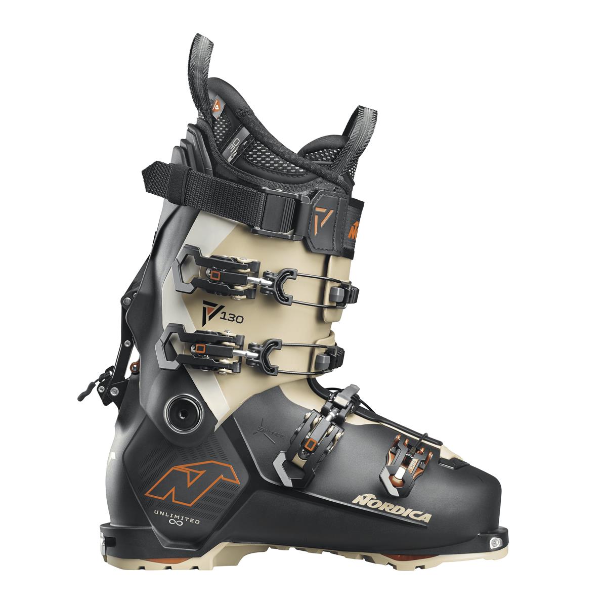 Nordica Alpinschuhe Unlimited 130 DYN Schwarz / Sand / Kupfer