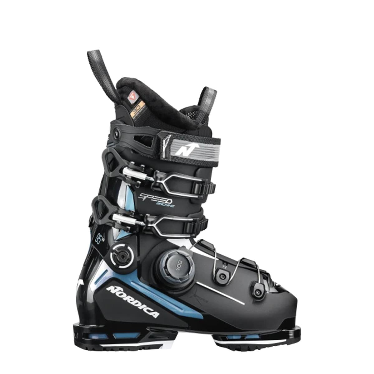 Nordica Speedmachine 3 95 W Boa Schwarz/ Hellblau/ Weiß