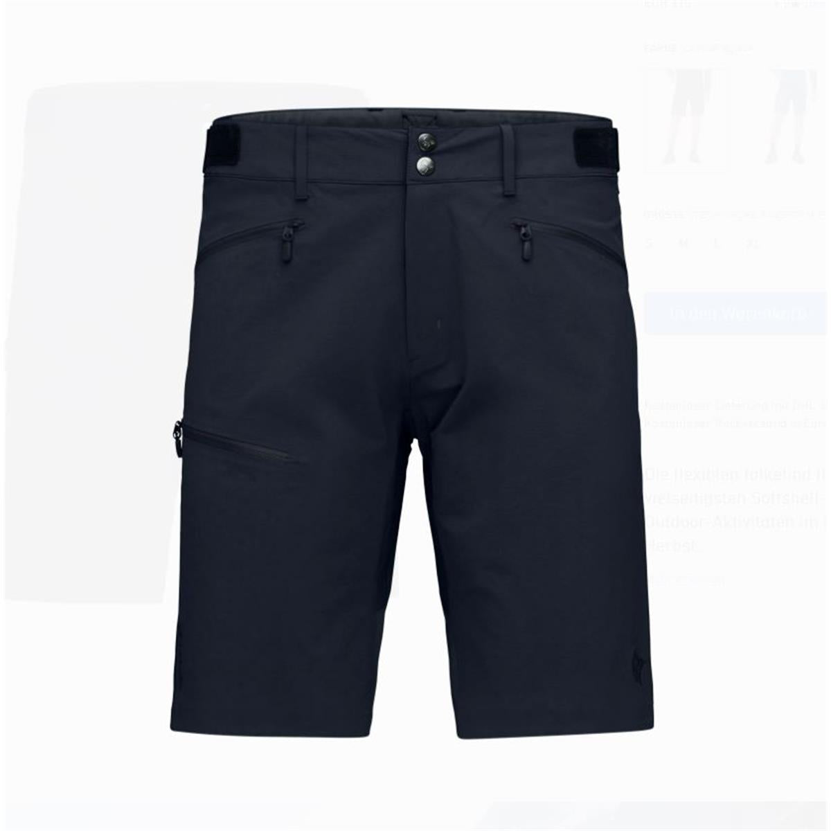 Norrona Falketind flex1 caviar Herren Shorts