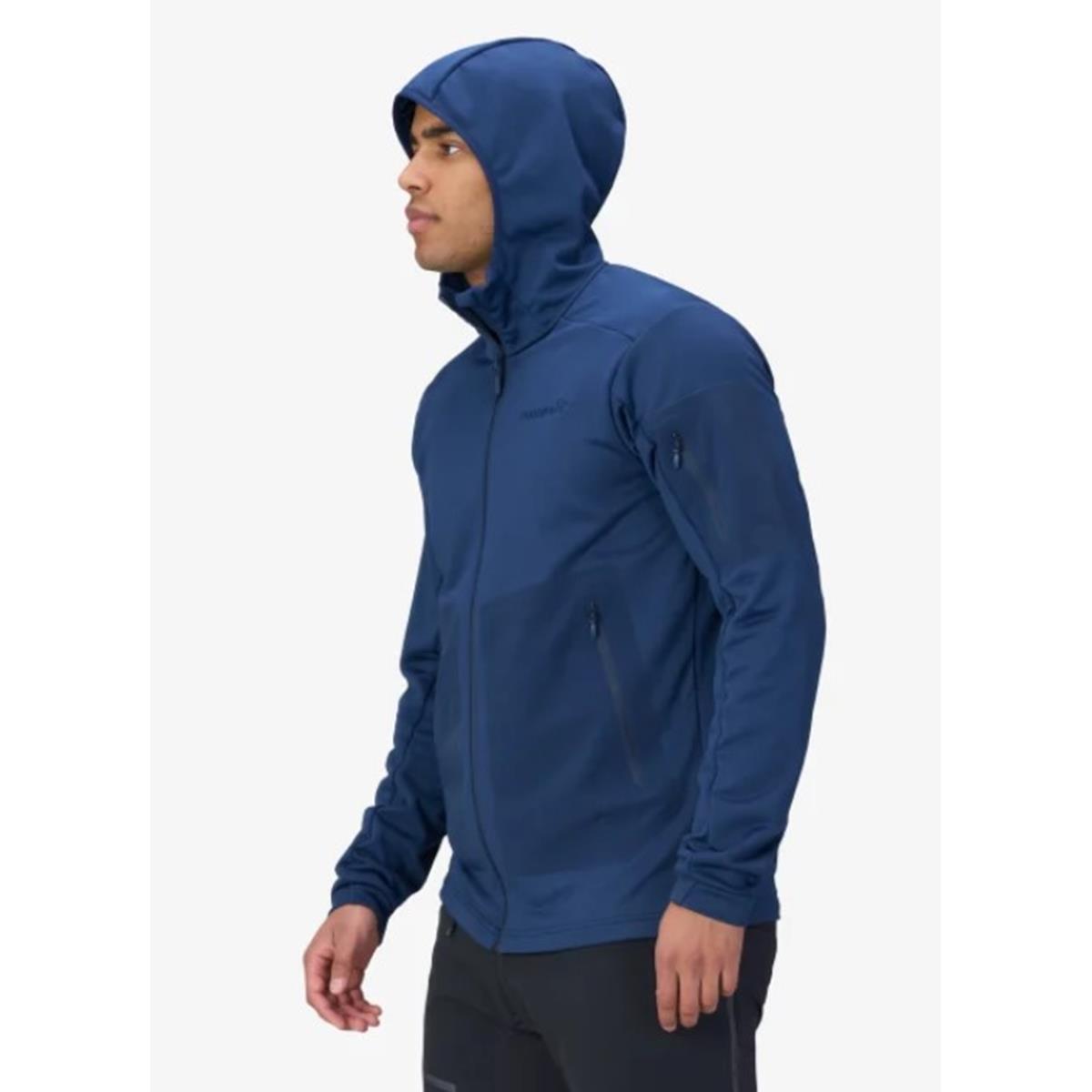 Norrøna Men's falketind warm2 stretch Hood - indigo night blue