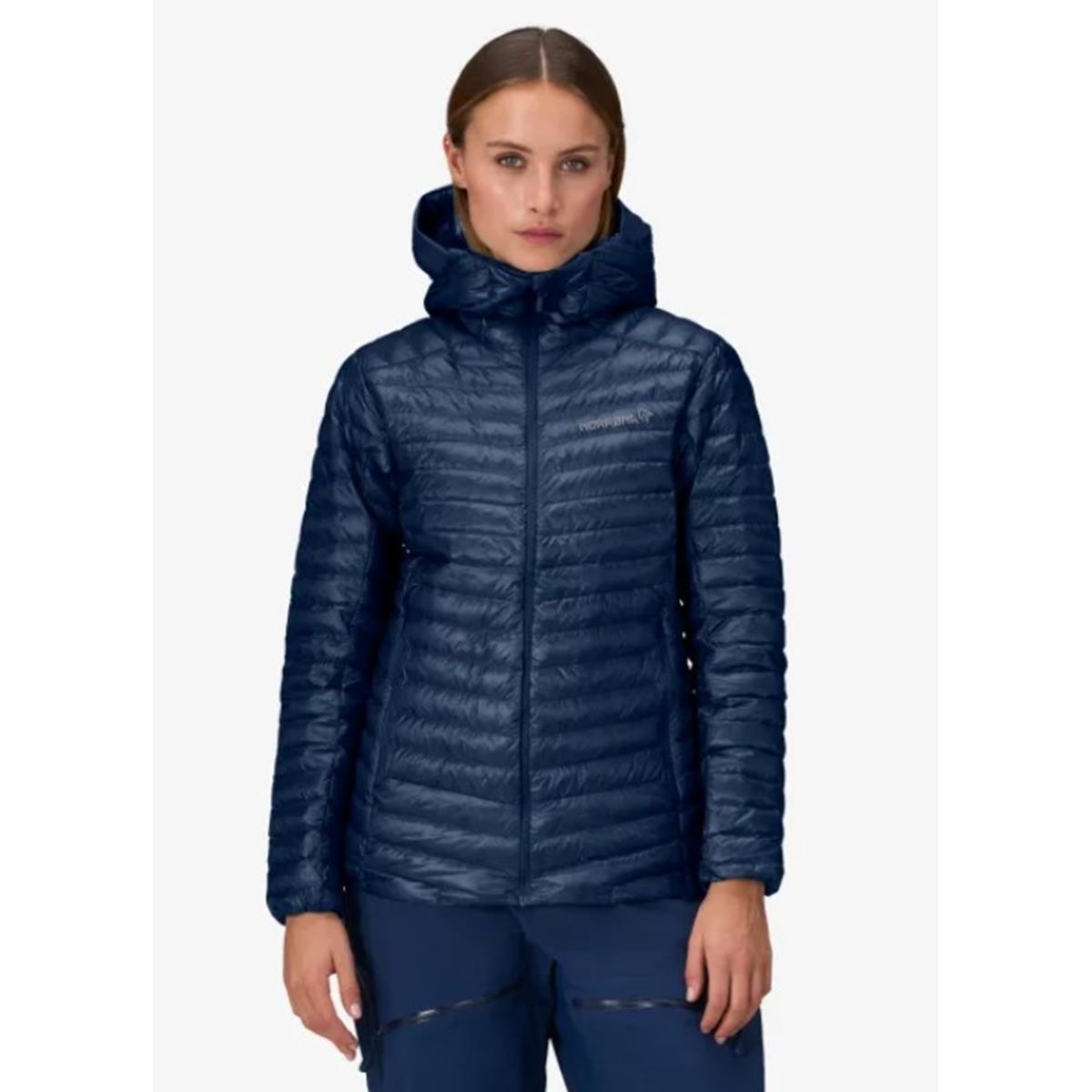 Norrøna Trollveggen Down 800 superleichte Kapuze Damen - indigo night blue