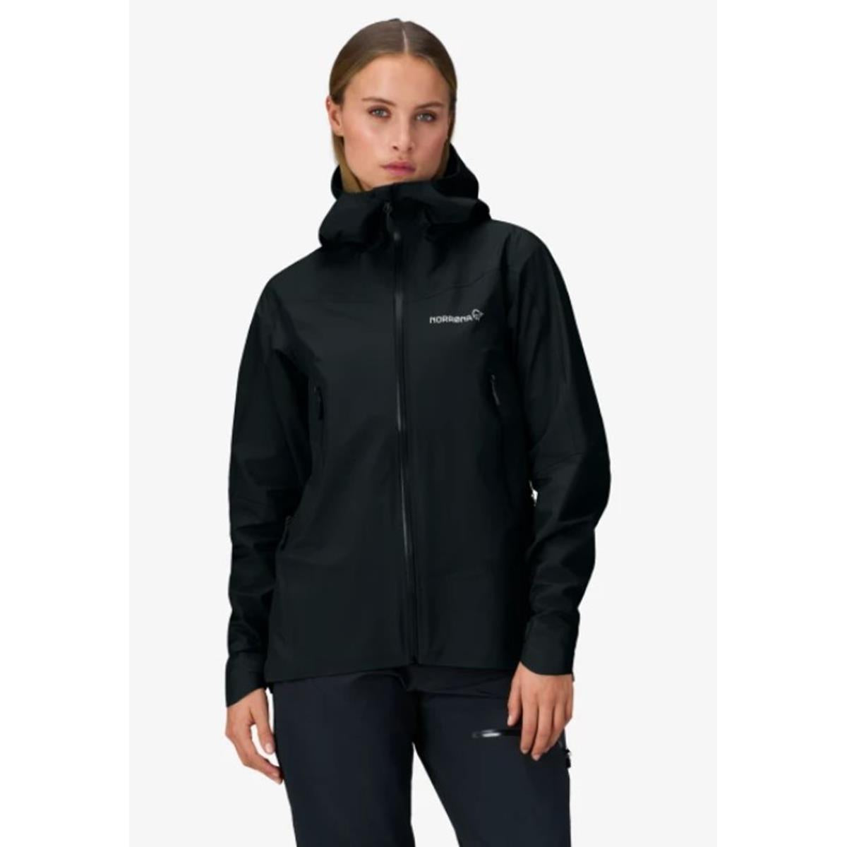 Norrøna falketind Gore-Tex Jacke Damen - caviar black