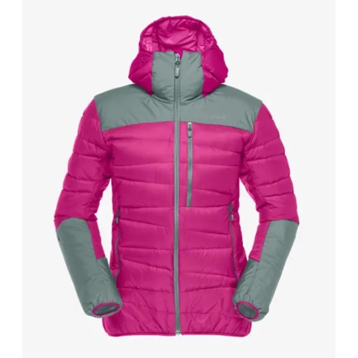 Norrøna Falketind Daunen 750 Zip Hood Damen - festival fuchsia