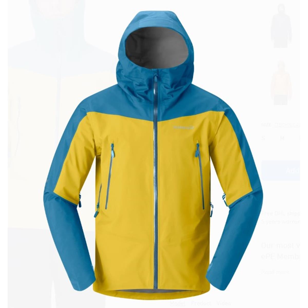 Norrøna Men's falketind Gore-Tex Jacket - calendula