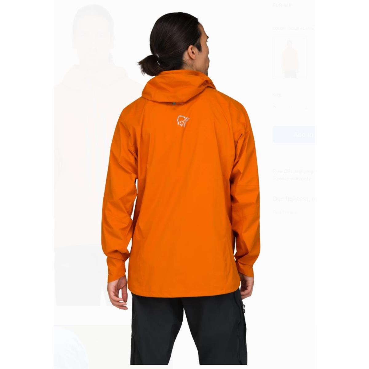 Norrøna Men's falketind dri1 Jacket - gold flame