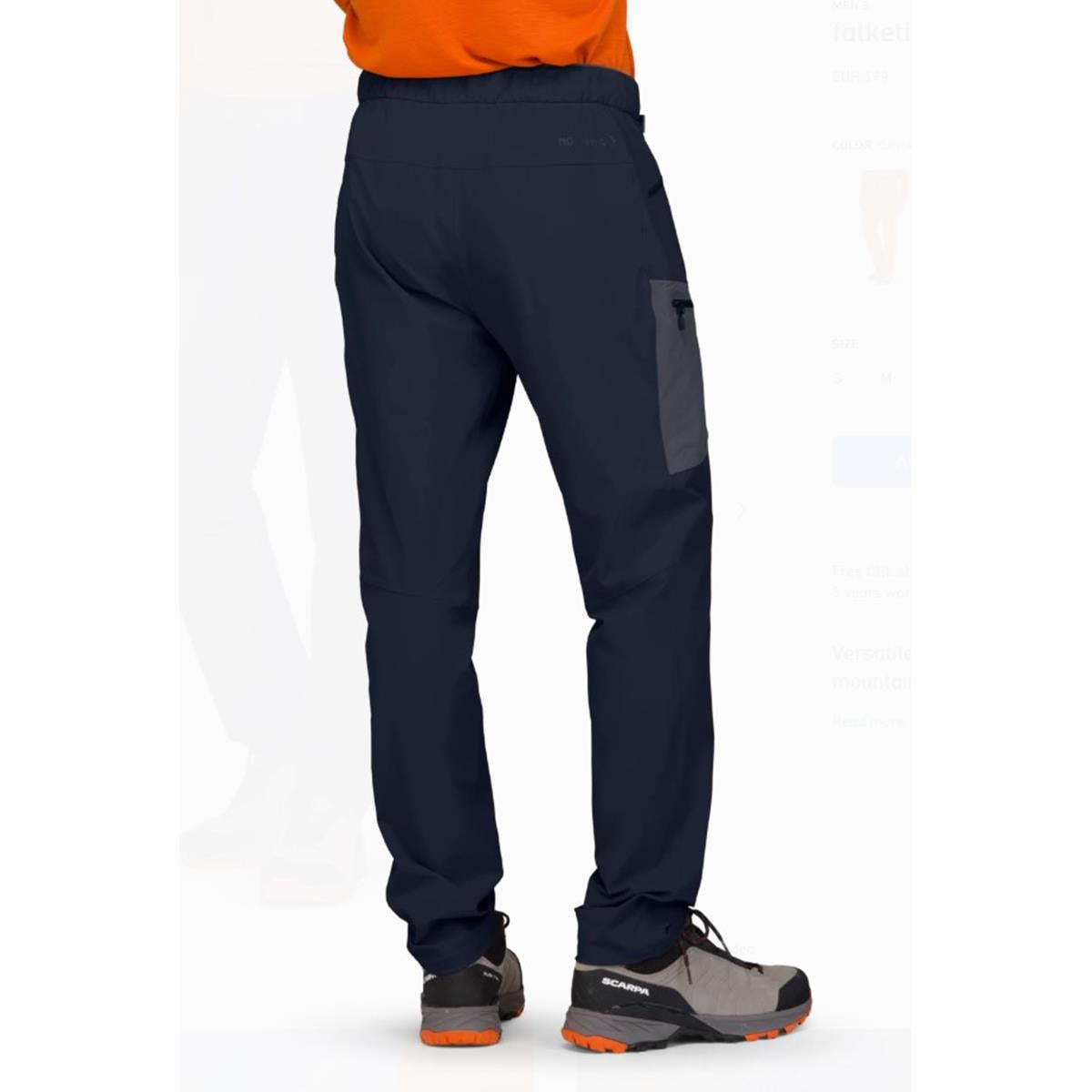Norrøna Men's falketind flex1 Light Pants - caviar black