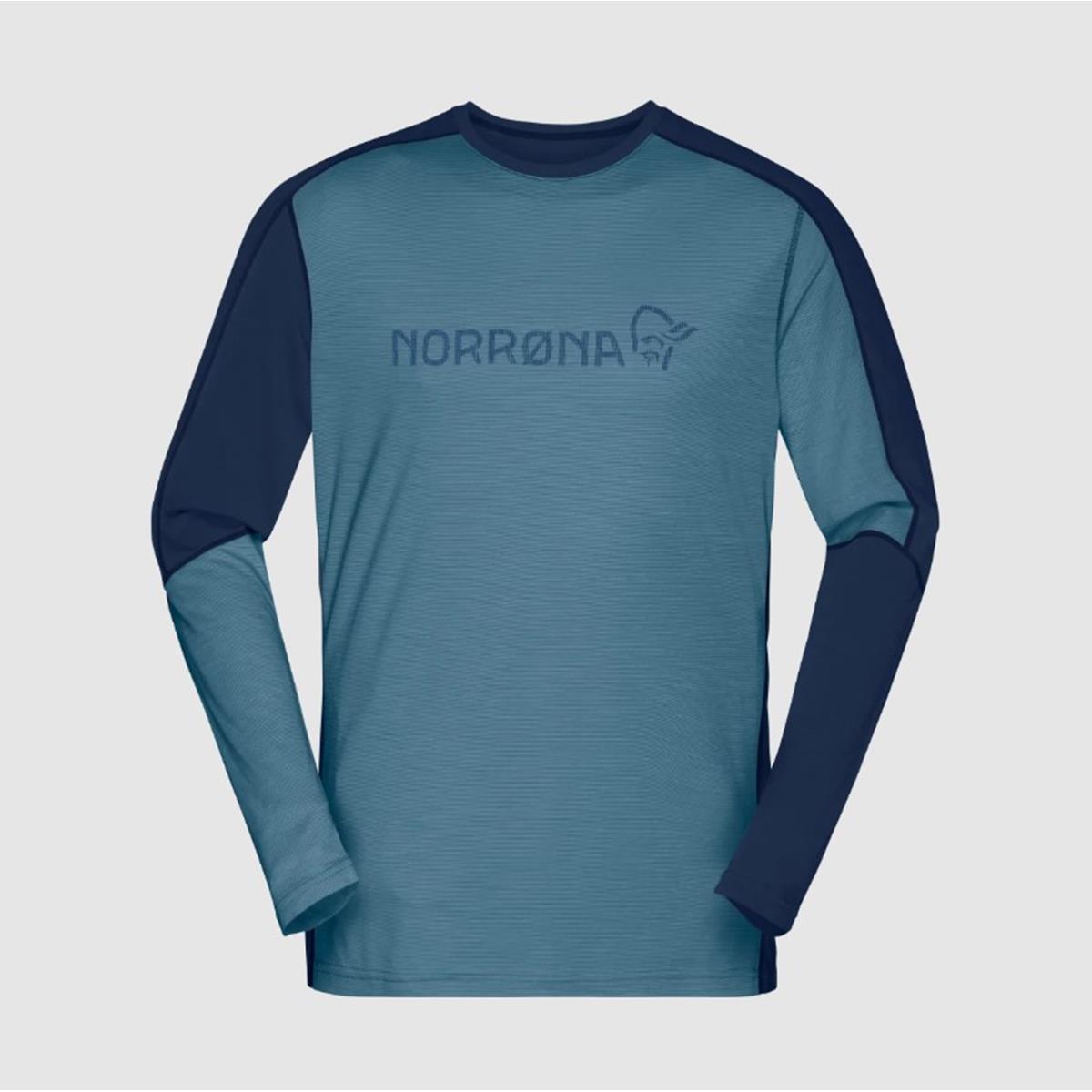 Norrøna Men's falketind equaliser merino round Neck - calendula