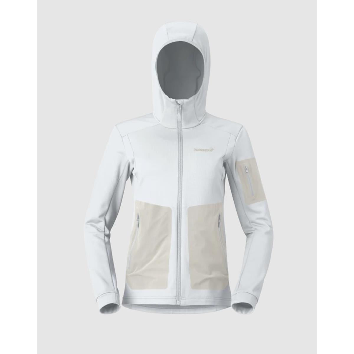 Norrøna Women'sfalketind warm2 stretch Hood - snow white