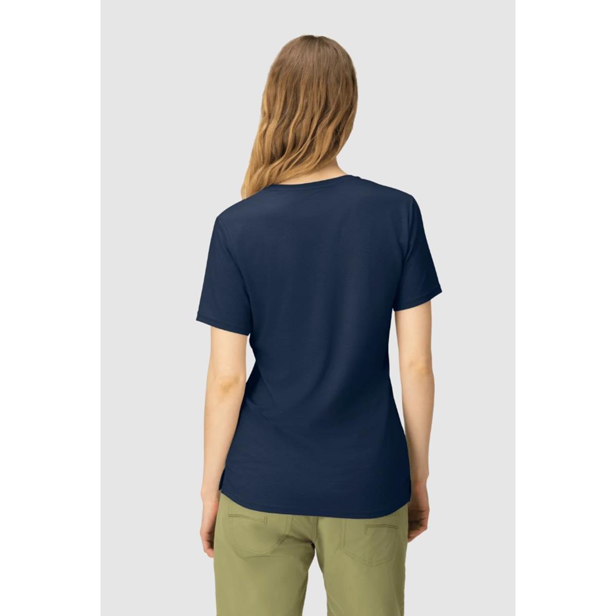 Norrøna Women's femund equaliser merino T- Shirt - indigo night