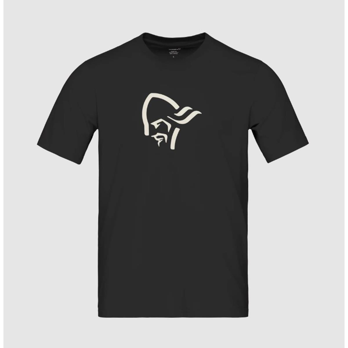Norrøna Men's /29 cotton viking T-shirt - caviar black