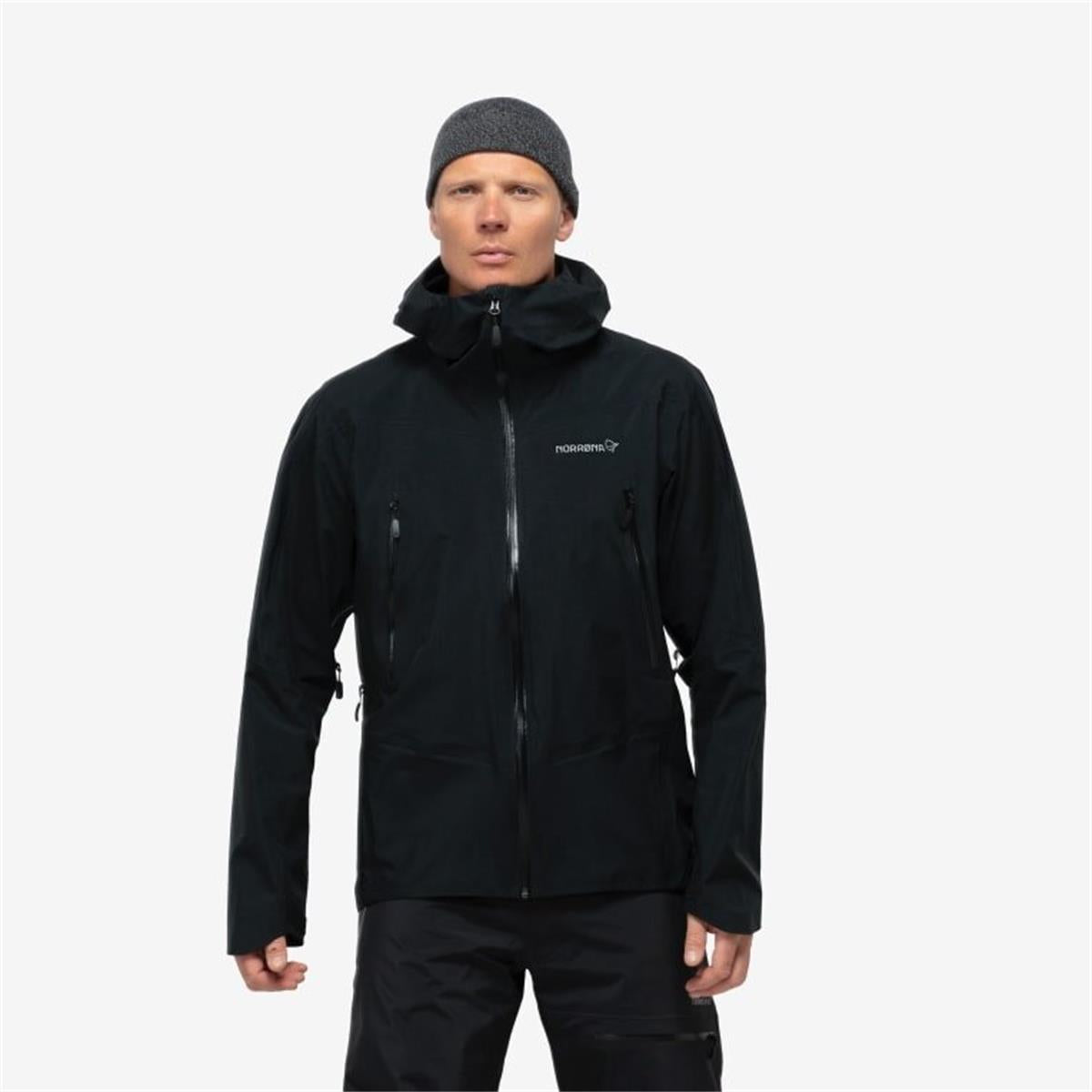Norrona Herren Gorejacke Falketind Gore-Tex Caviar black