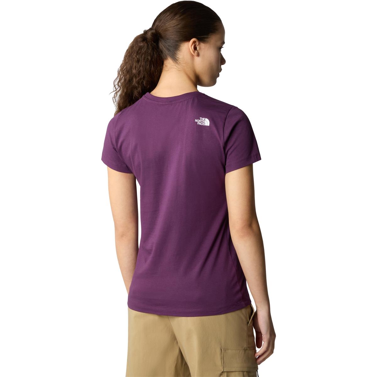 The North Face S/S Relaxed Easy Tee black current purple Damen T-Shirt