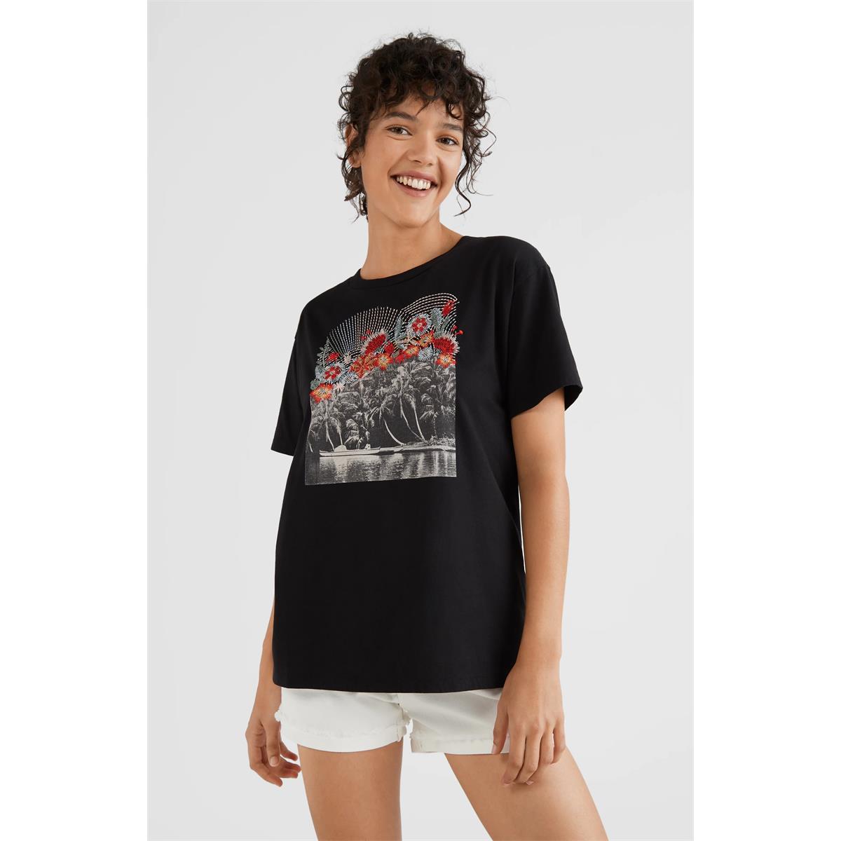 O'Neill Palm T-Shirt Women black out