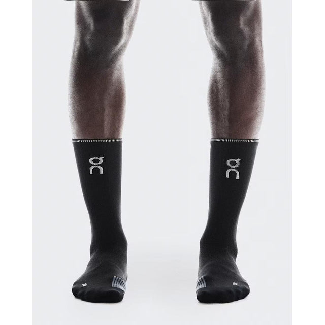 ON Performance Run Sock High Black / Eclipse