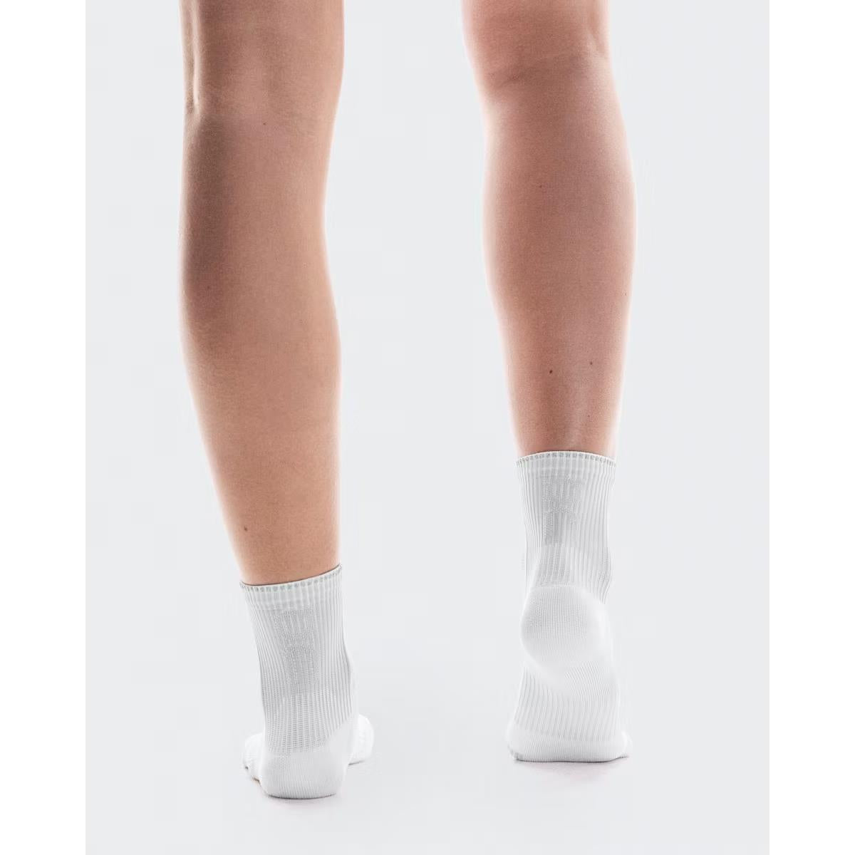 ON Performance Run Sock Mid White / Glacier