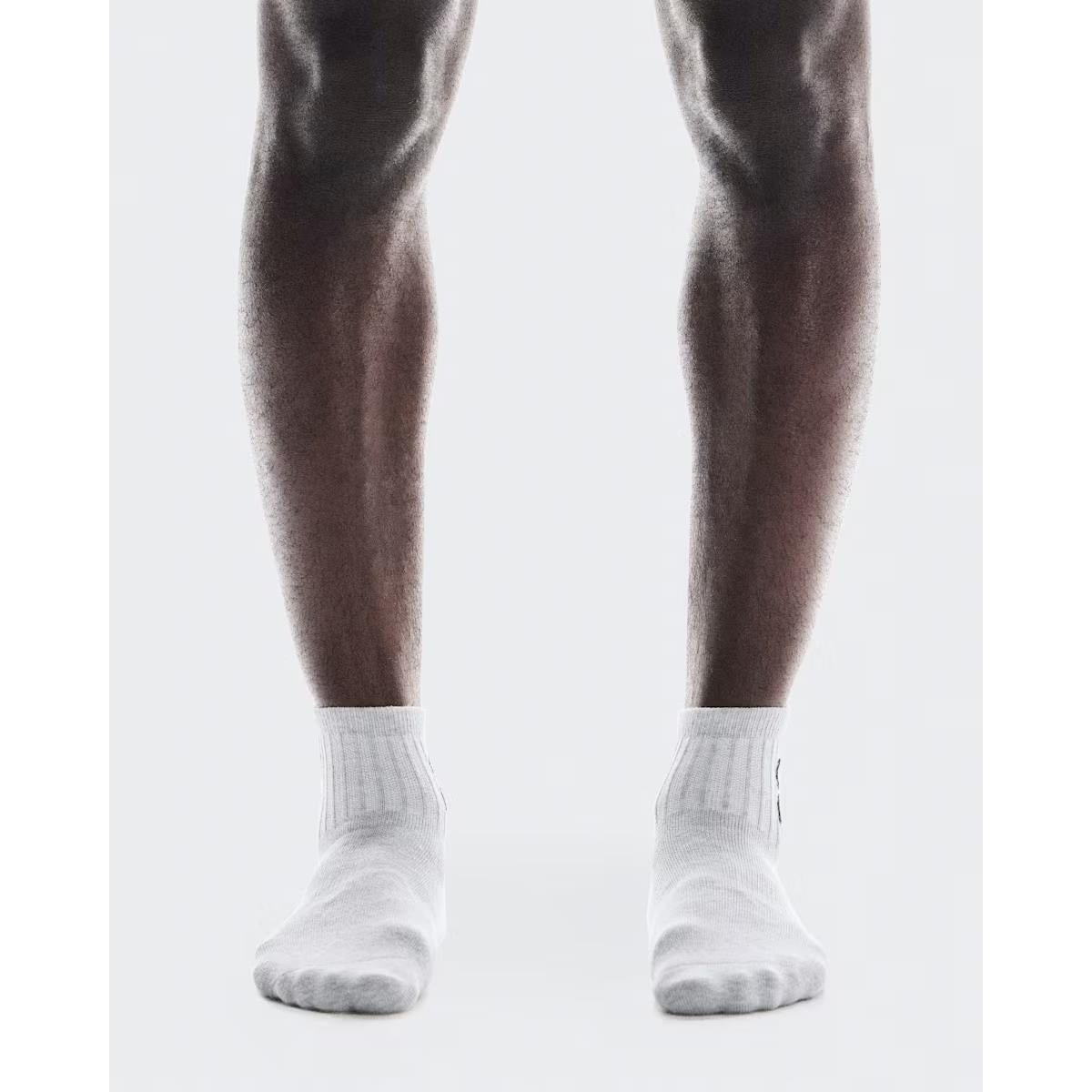 ON Socken Logo Sock Mid 3P Heather Gray
