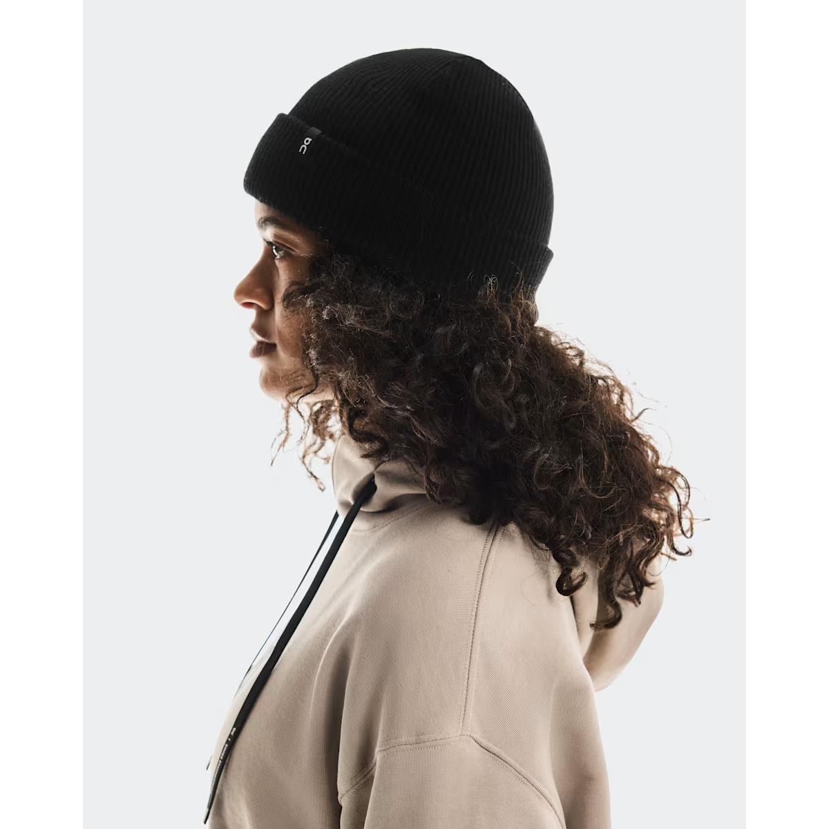 ON Merino Beanie Black