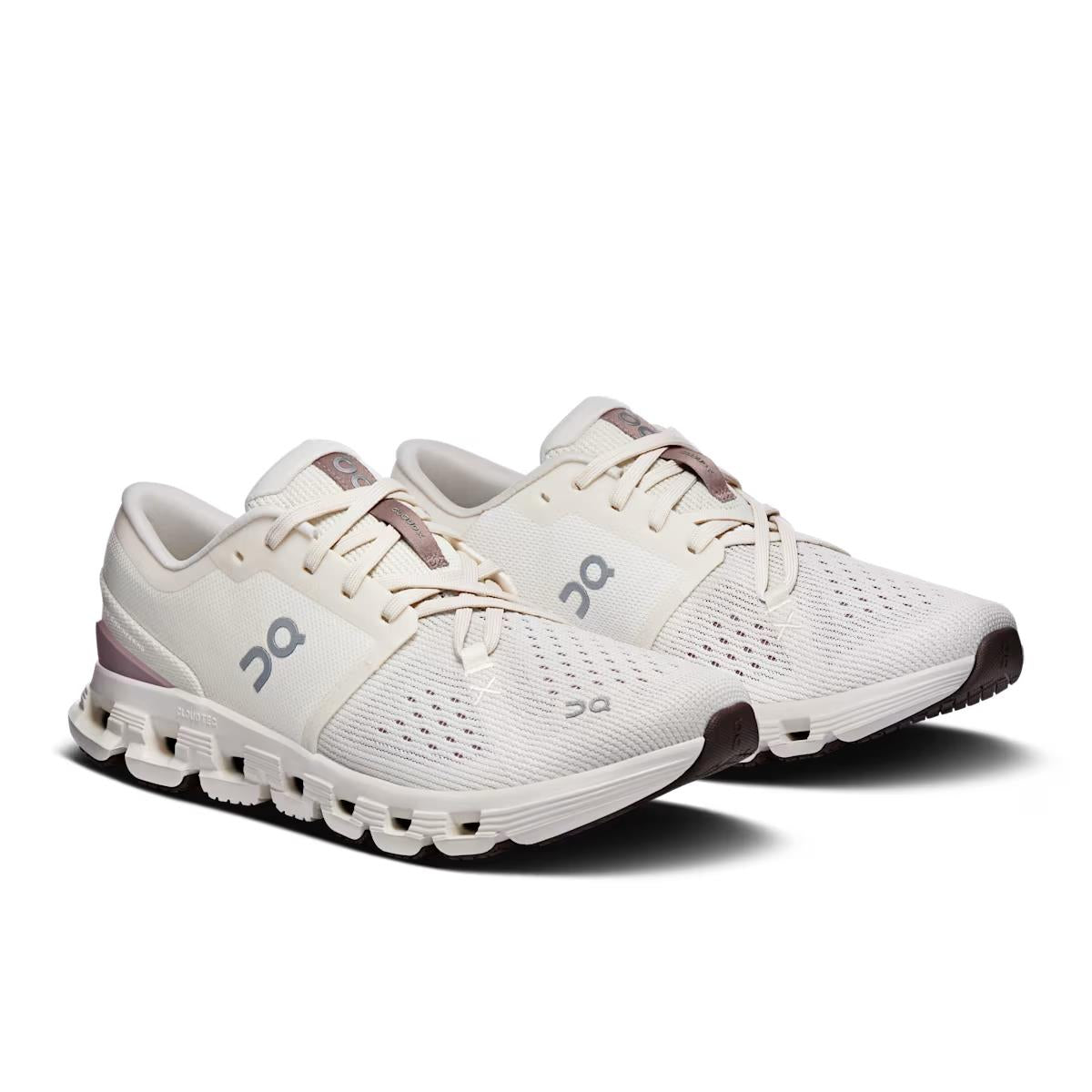ON Damen Joggingschuhe Cloud X 4 Ivory / Heron