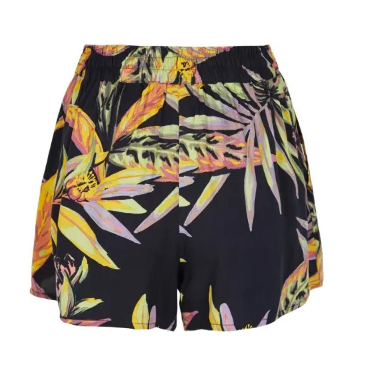 O`Neill Amiri Beach black tropical flower Damen Short