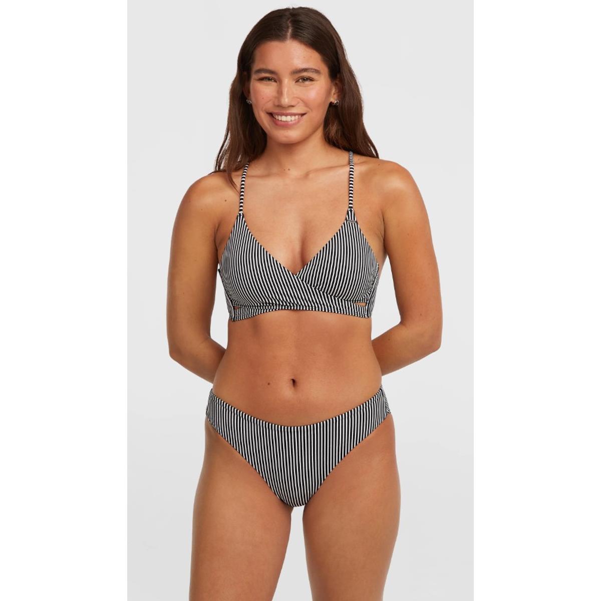 O`Neill Essentials Baay Maoi Bikini Set black micro stripe
