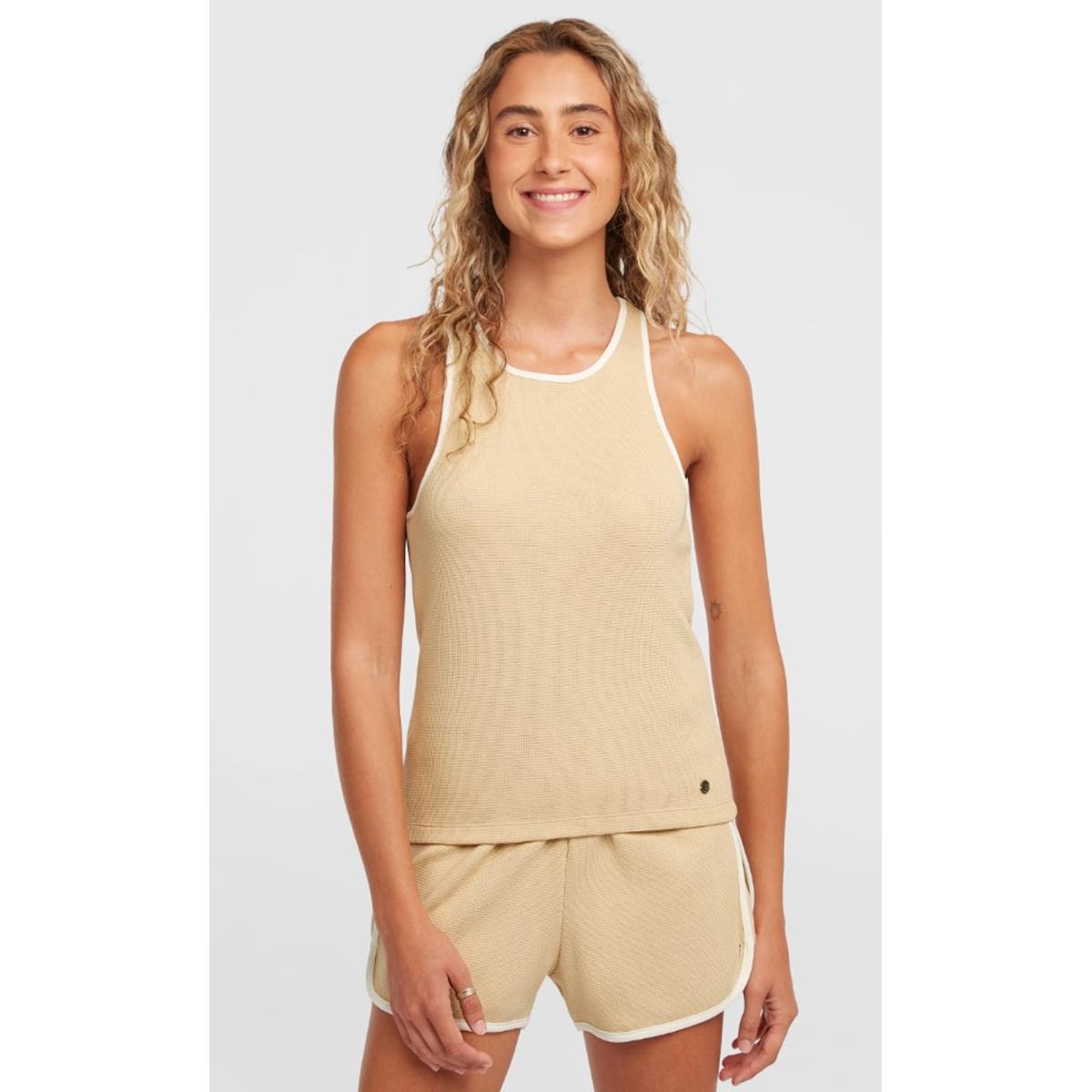 O`Neill O`Riginals Waffle Tanktop Damen cocoa sand