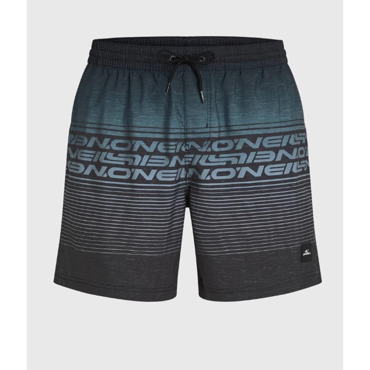 O`Neill Logo Stripe 16'' Swimshorts Herren black out heritage o