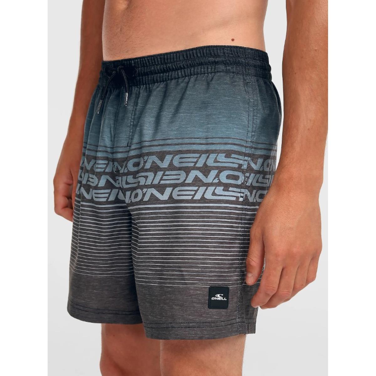 O`Neill Logo Stripe 16'' Swimshorts Herren black out heritage o