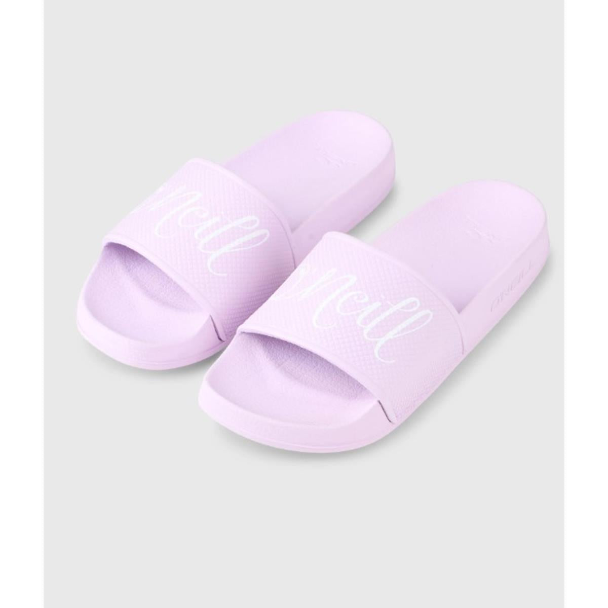 O`Neill Script Slides pale lavender
