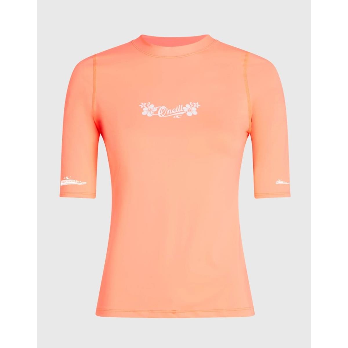 O`Neill Skins S/SLV Swimshirt Damen funky peach
