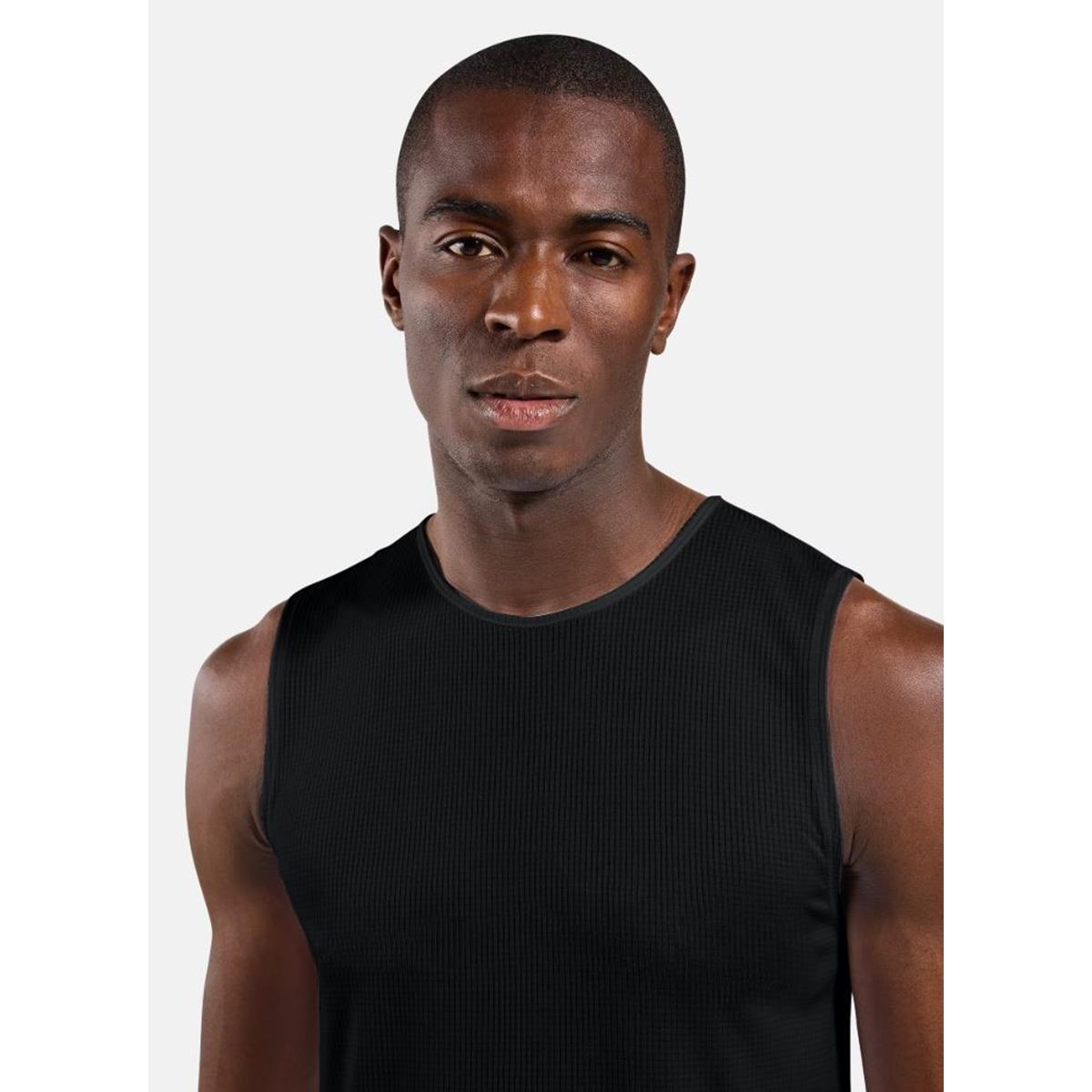 Odlo M Active Light BL Top crew neck singlet black Herren Unterhemd