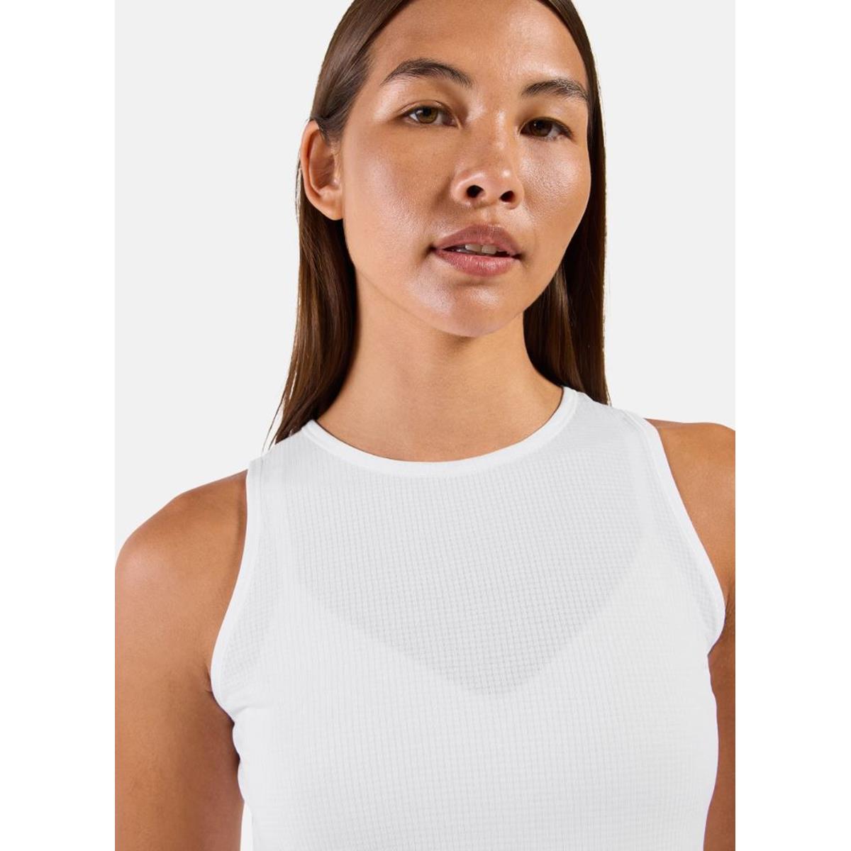 Odlo W Active Light BL Top crew neck singlet white Damen Unterhemd