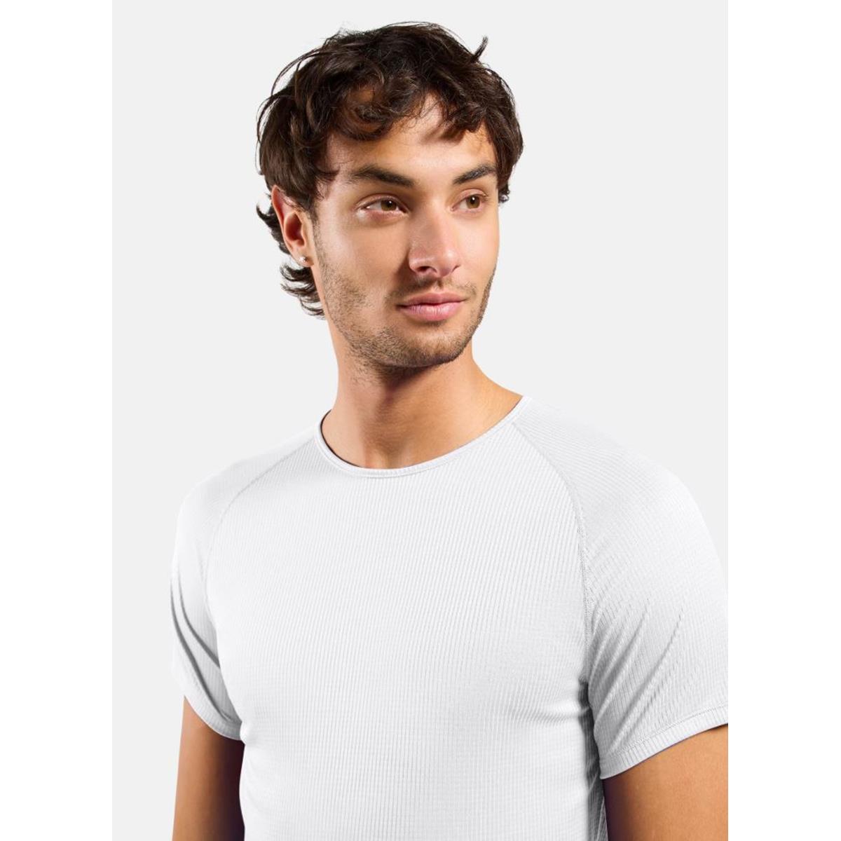 Odlo M Active Light BL Top crew neck s/s white Herren Unterhemd