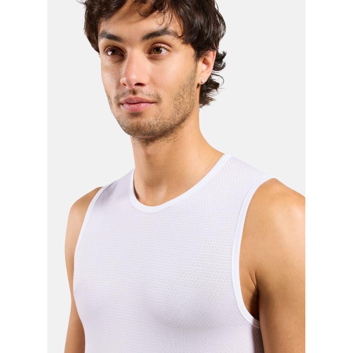 Odlo M Performance X-Light BL Top Crew Neck Singlet white Herren Unterhemd