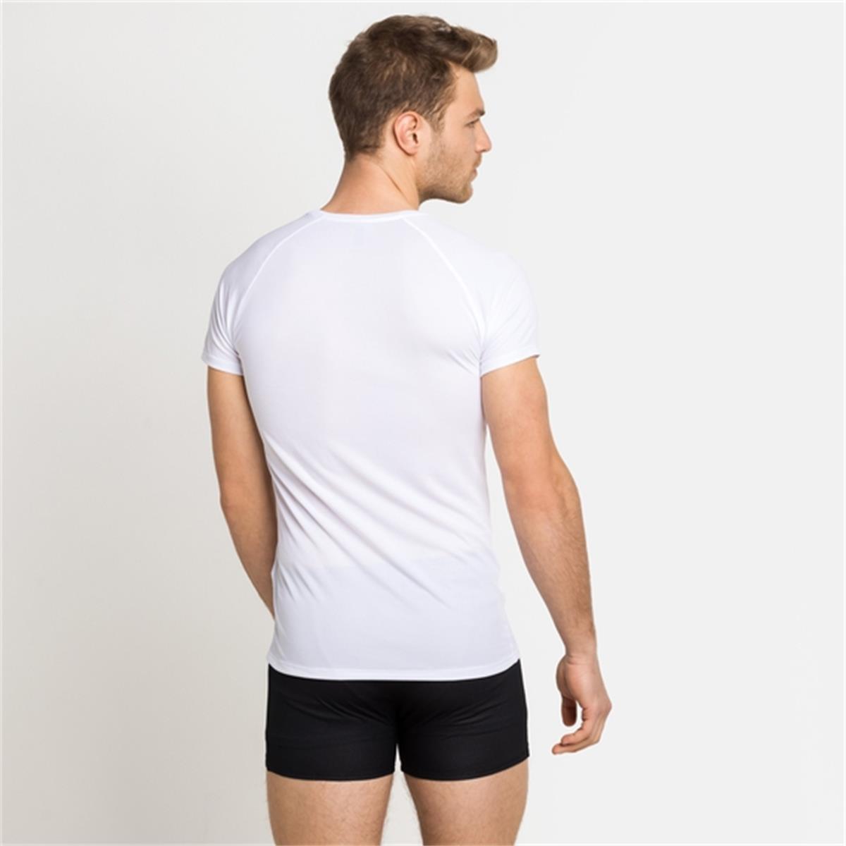 Odlo Active F-Dry Light Top Crew Neck white Funktion Herren Unterhemd