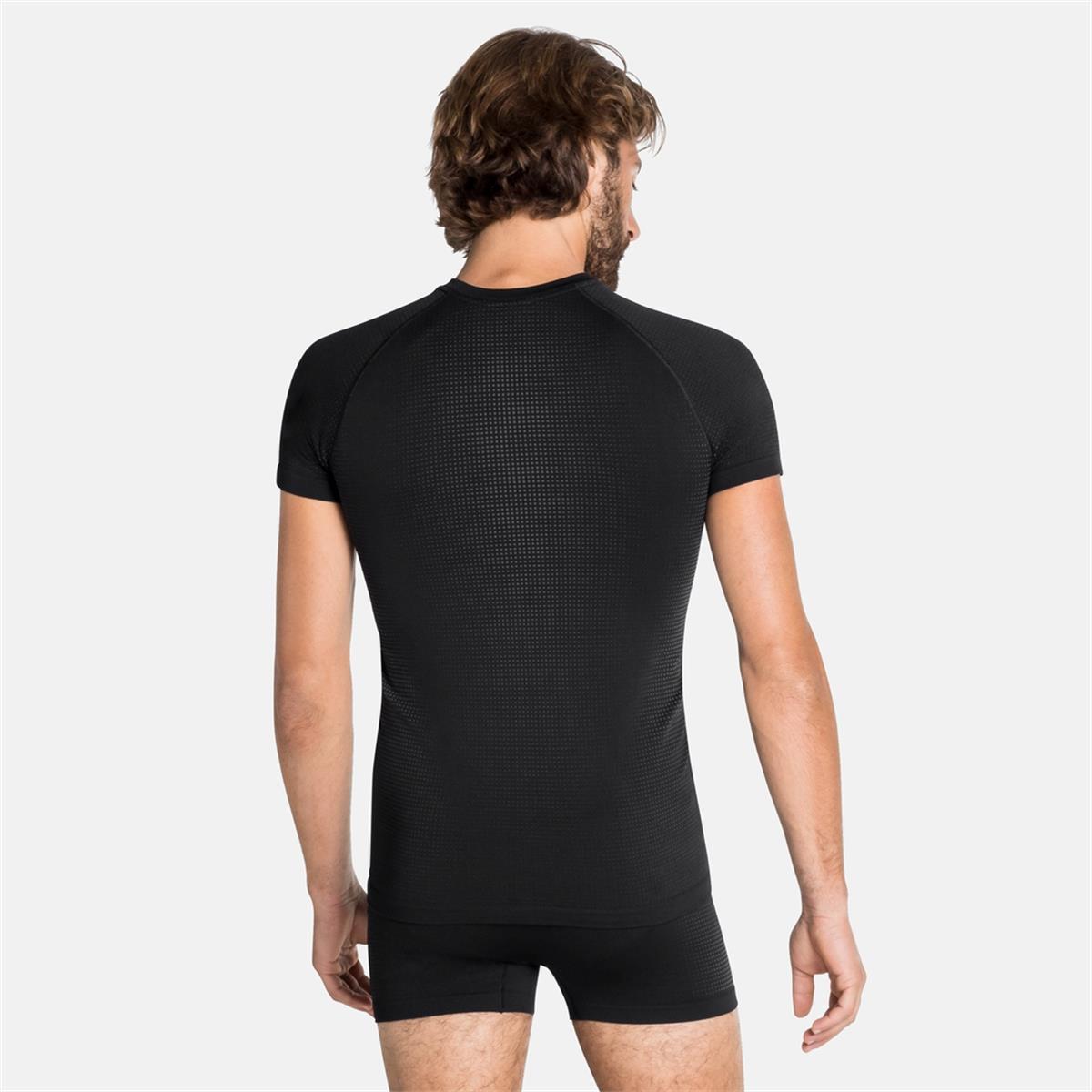 Odlo Performance Warm co BL Top Crew Neck S/S black new odlo graphite grey Herren Unterhemd