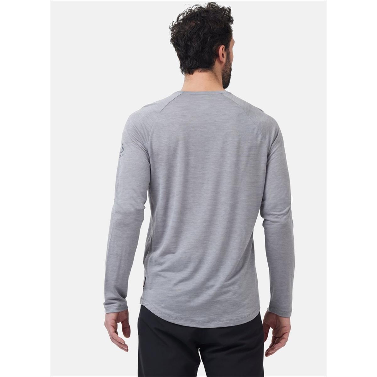 Odlo M Concord Summit Print L/S grey melange
