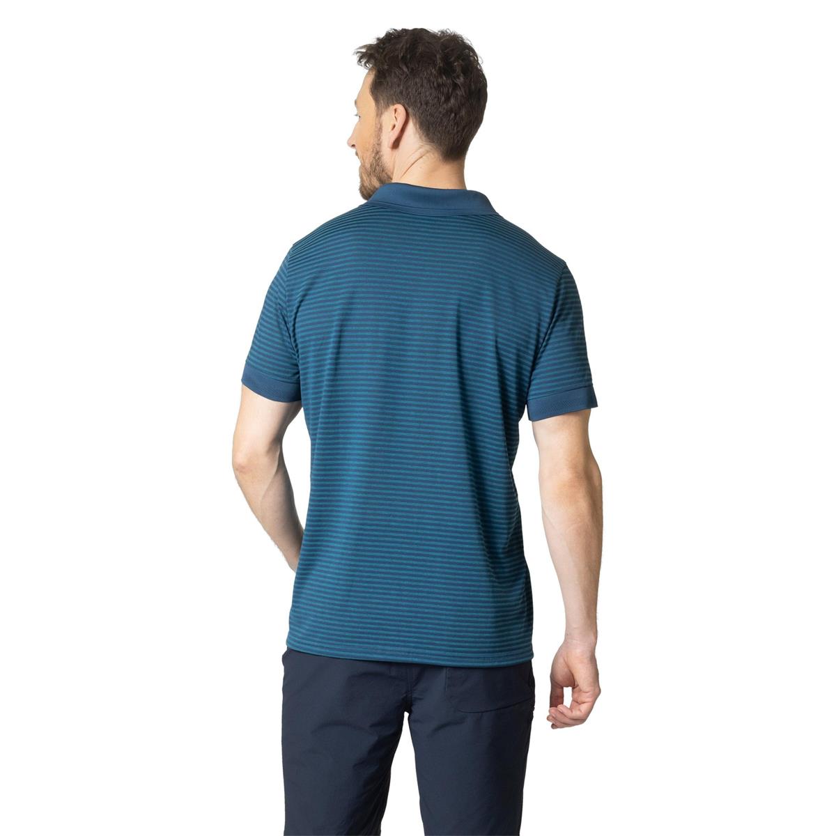 Odlo M Nikko Dry Polo S/S saxony blue-blue wing teal st