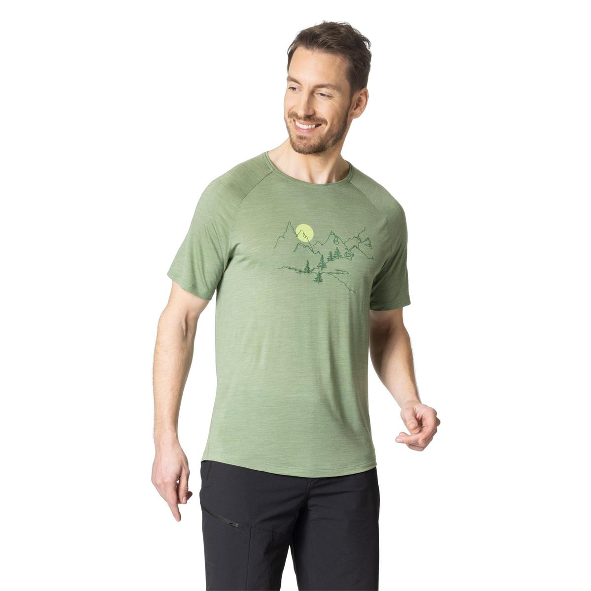Odlo Ascent Performance Wool S/S Land loden frost melan
