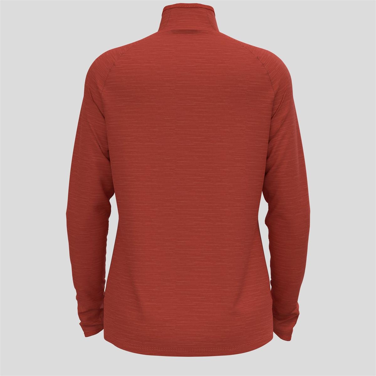 ODLO Damen Run Easy Mid Layer 1/2 Zip cinnabar melange