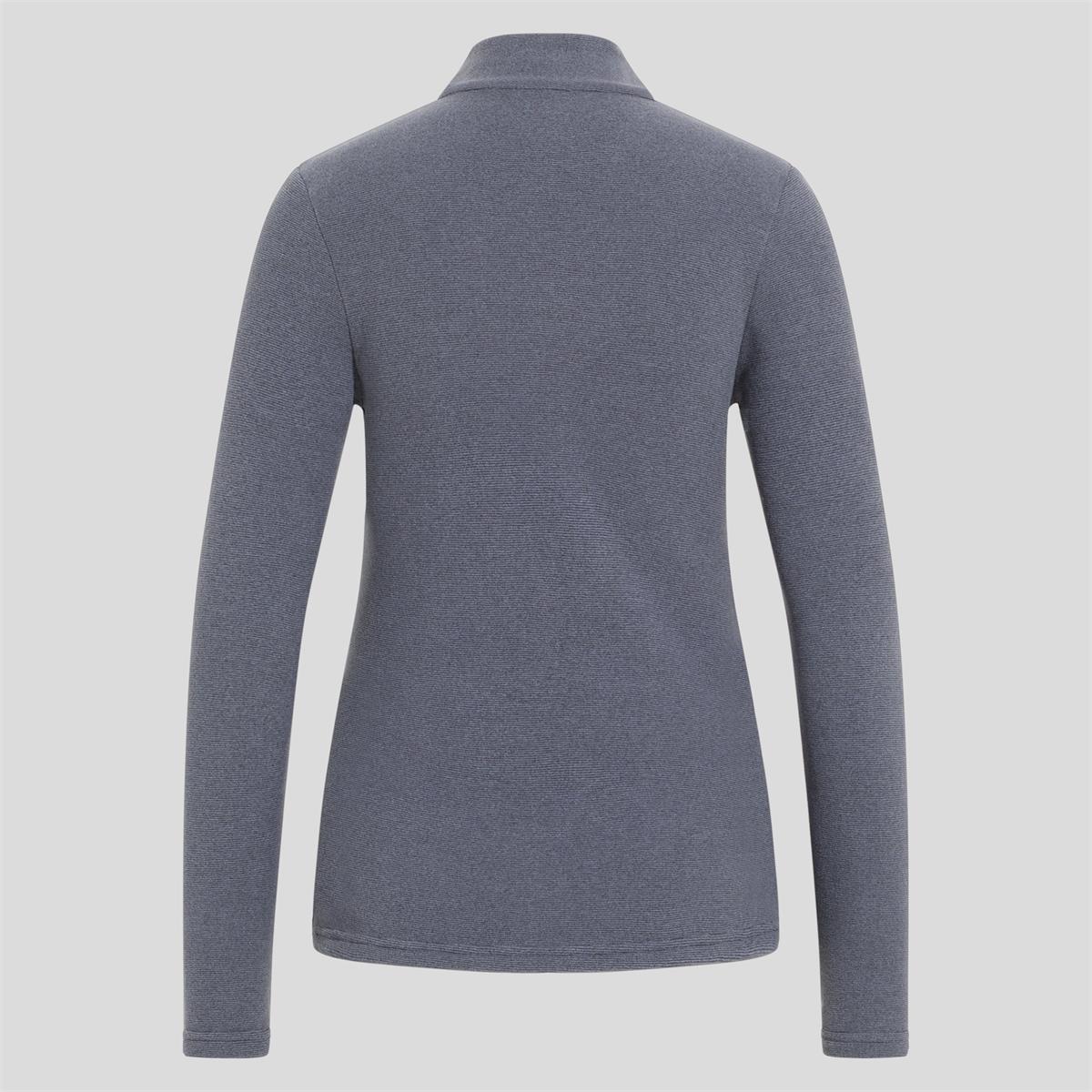 ODLO Damen Roy Mid Layer mit Halbreißverschluss folkstone gray - india ink