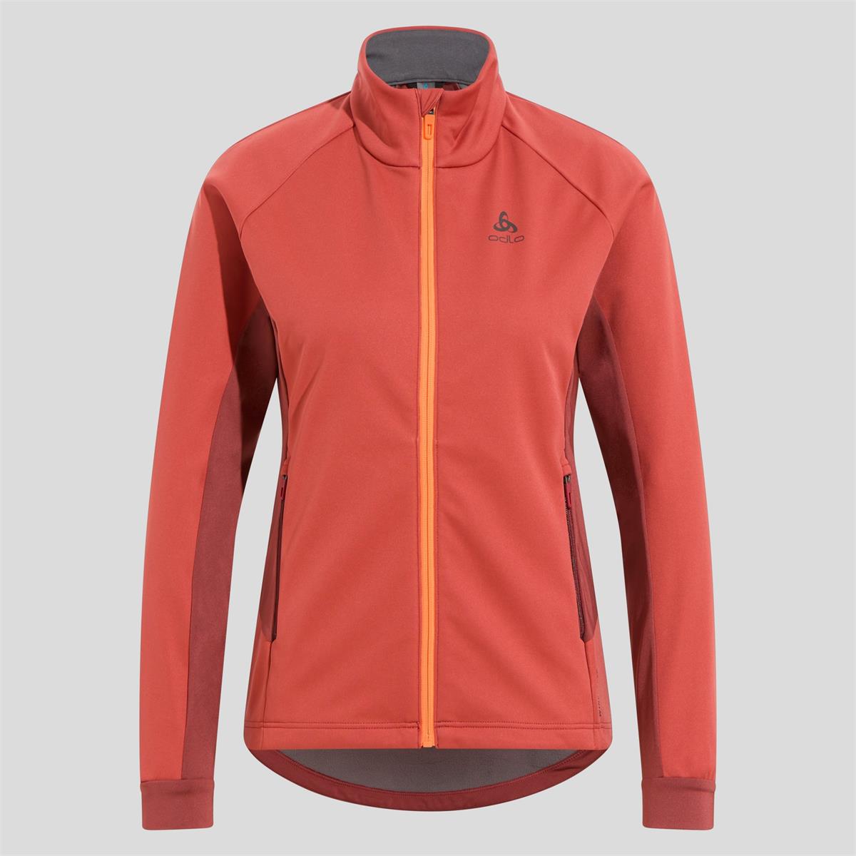 ODLO Brensholmen Langlaufjacke für Frauen cinnabar - spiced apple