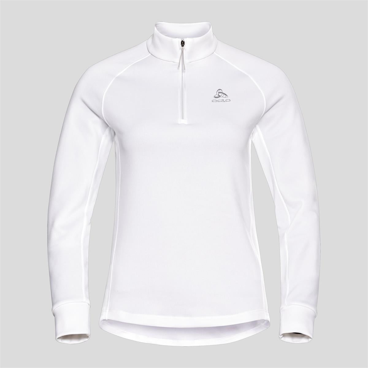 ODLO Berra Mid Layer mit Halbrei?verschluss für Damen white